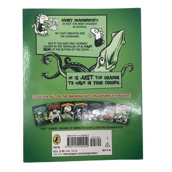 Puffin Books Dragonbreath By Ursula Vernon Paperback Illustrated Ages 8+ - Picture 2 of 3
